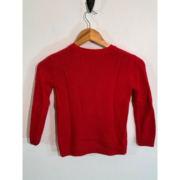 Girls Red Hearts Day 2 Piece Matching Outfit Sweater & Leggings - Picture 9 of 14